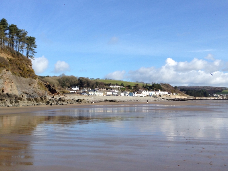 Amroth from the beach
